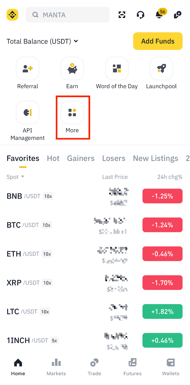 Entering Binance API key name — Pilotbot